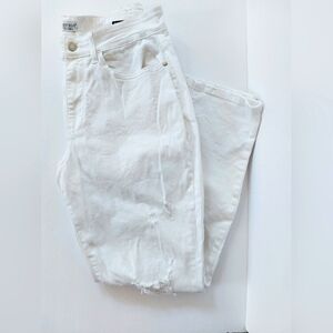 White Denim Mid Rise‎ Boyfriend Fit Size 14W Judy Blue Jeans #JB82276WHT-PL